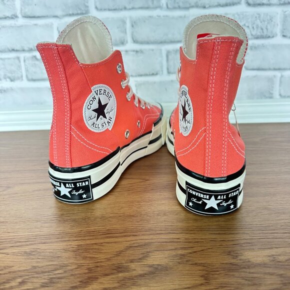 ⭐Converse Chuck 70 Plus Hi Top Platform Sz 6 Men's Shoes Orange Sneakers A06432C - Picture 4 of 10